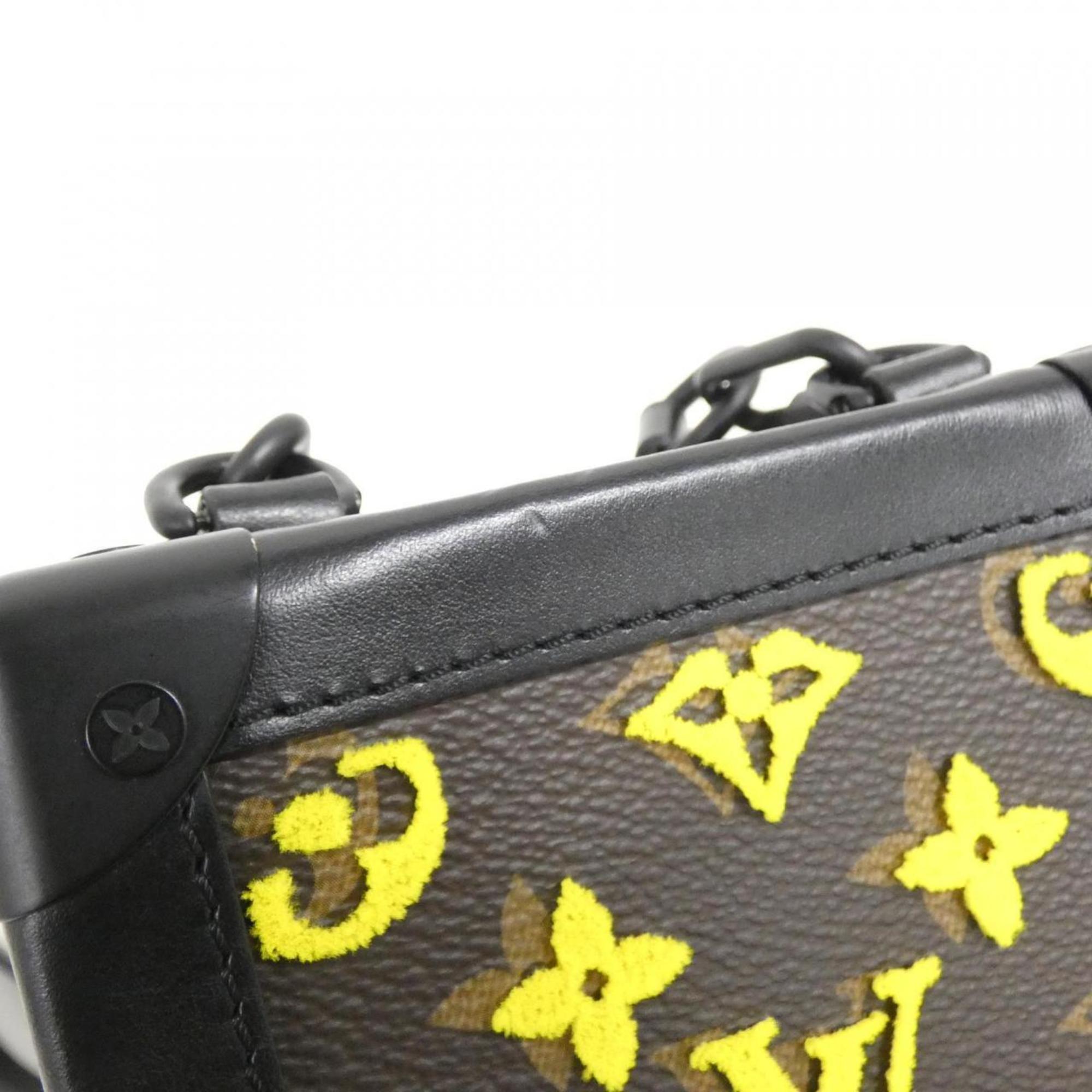 Louis Vuitton Jaune Marron Monogram Coated Canvas Shoulder Bag (Pre-Owned)