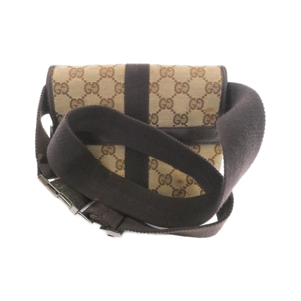Gucci Beige Brown Gg Canvas Fanny Pack (Pre-Owned)