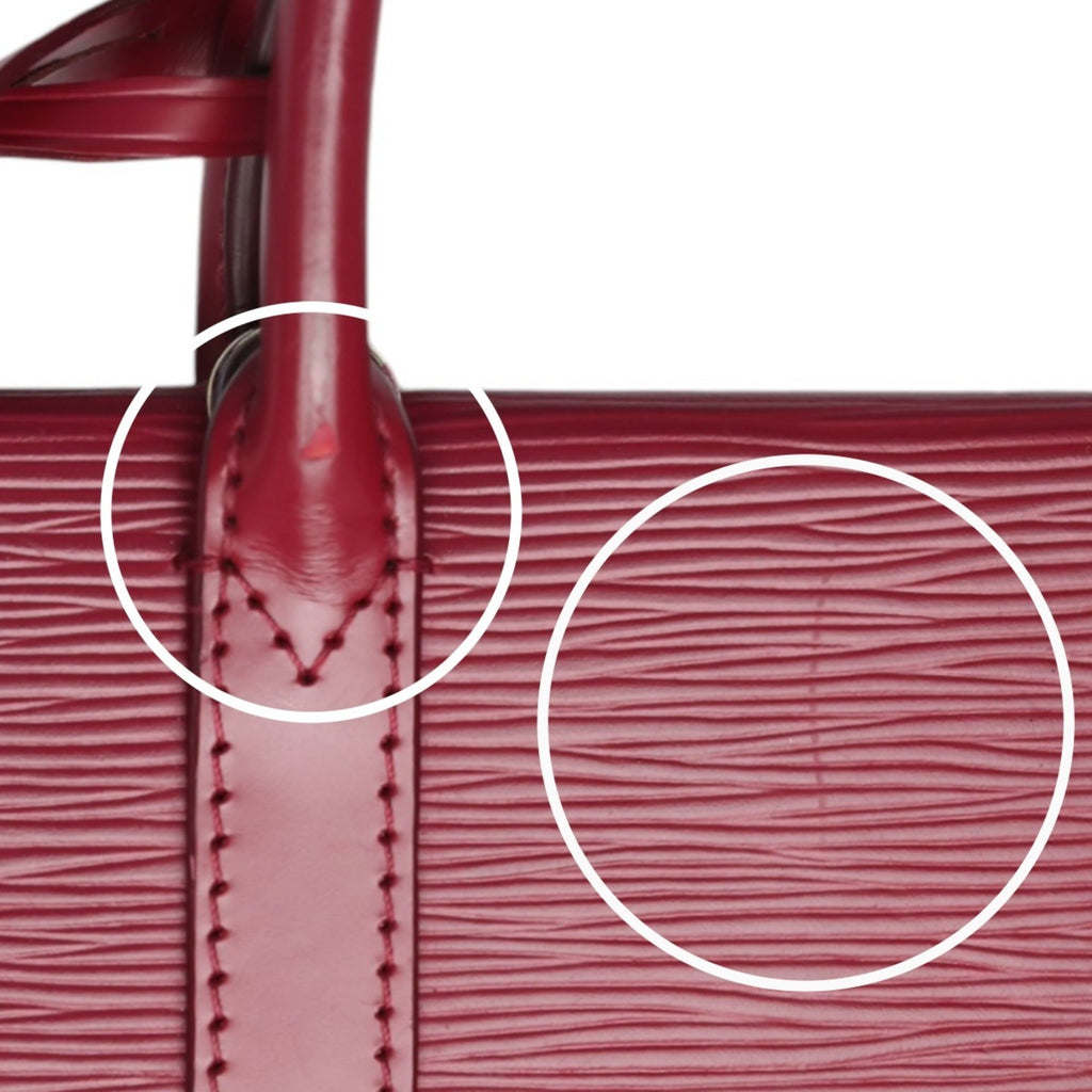 Louis Vuitton Fuchsia Galle Red Color Epi Leather Handbag Shoulder Bag (Pre-Owned)