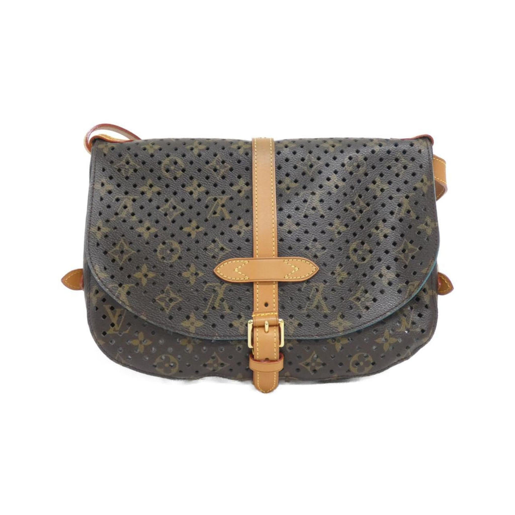 Louis Vuitton Marron Coated Canvas Shoulder Bag (Pre-Owned)
