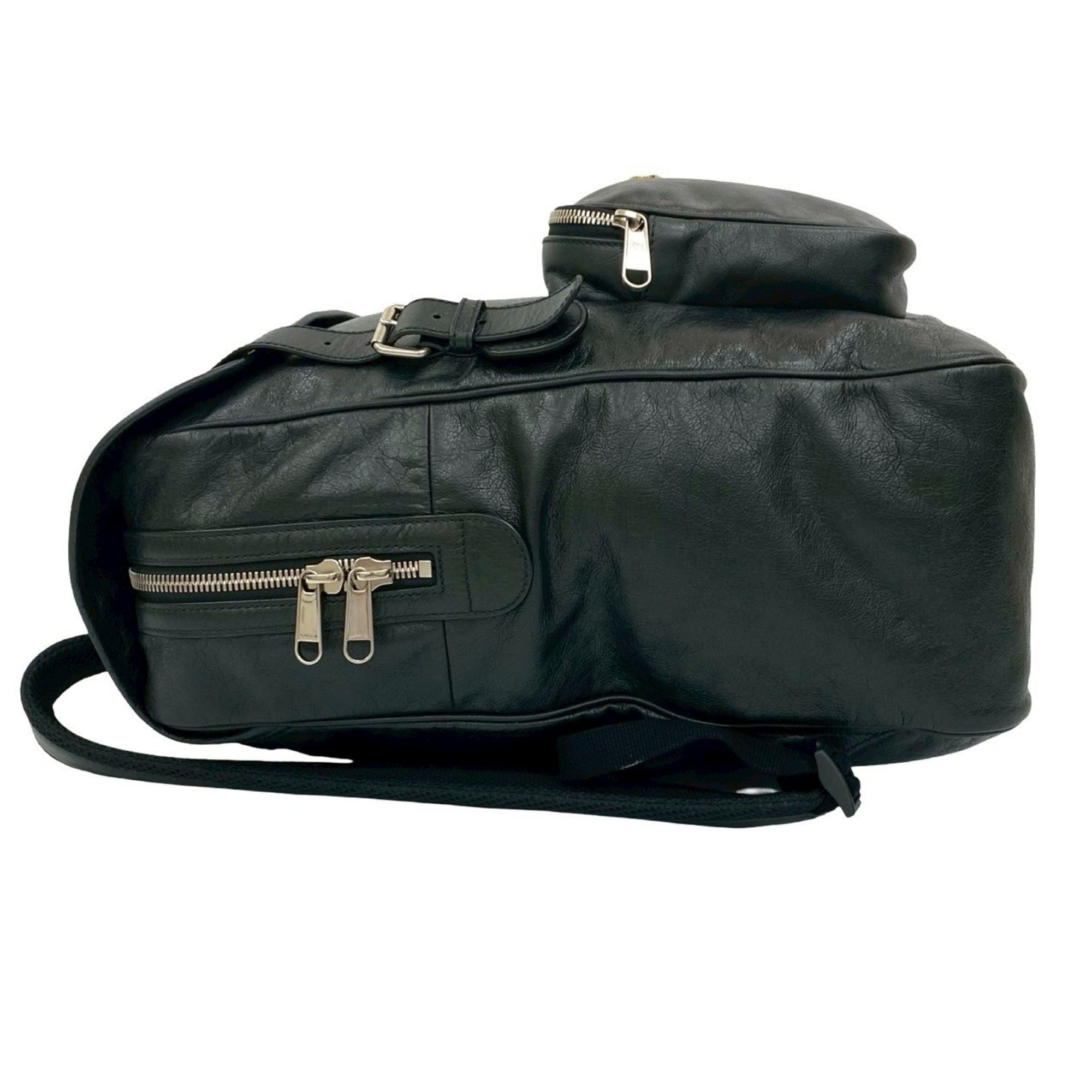 Gucci Black Leather Backpack (Pre-Owned)