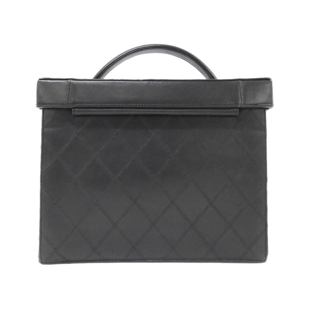 Chanel Black Leather Handbag (Pre-Owned)