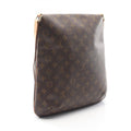Louis Vuitton Brown Coated Canvas Leather Shoulder Bag (Pre-Owned)