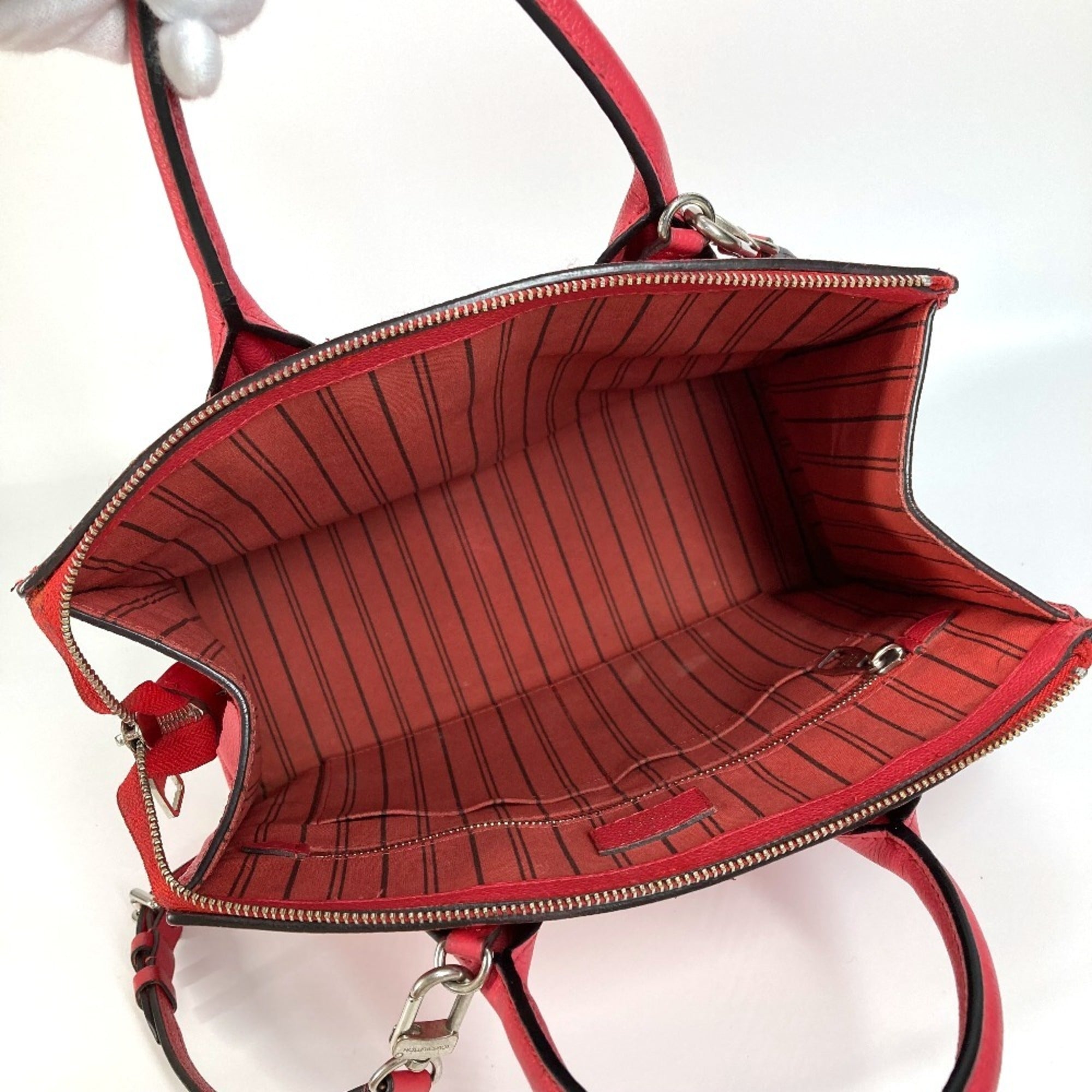 Louis Vuitton Monogram Empreinte Red Color Monogram Empreinte Handbag Shoulder Bag (Pre-Owned)
