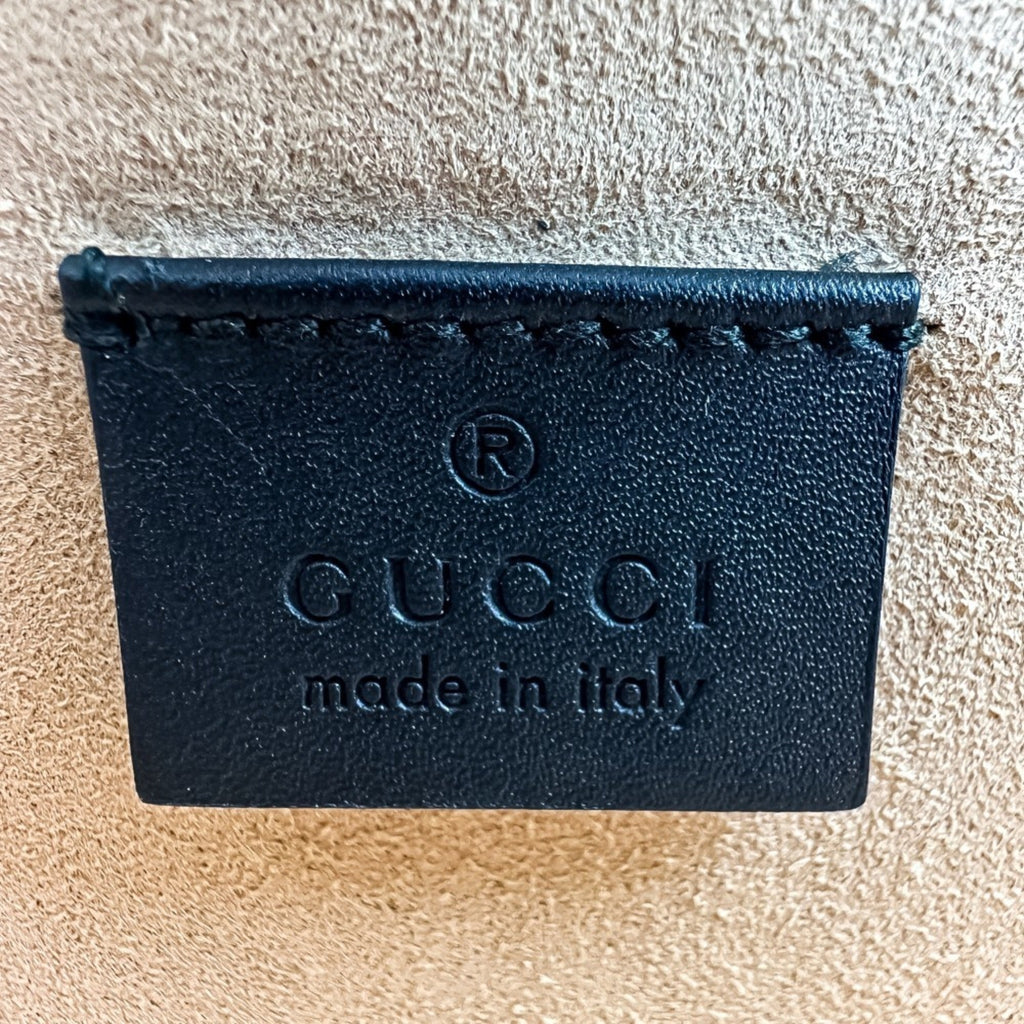 Gucci Navy Velvet Shoulder Bag (Pre-Owned)