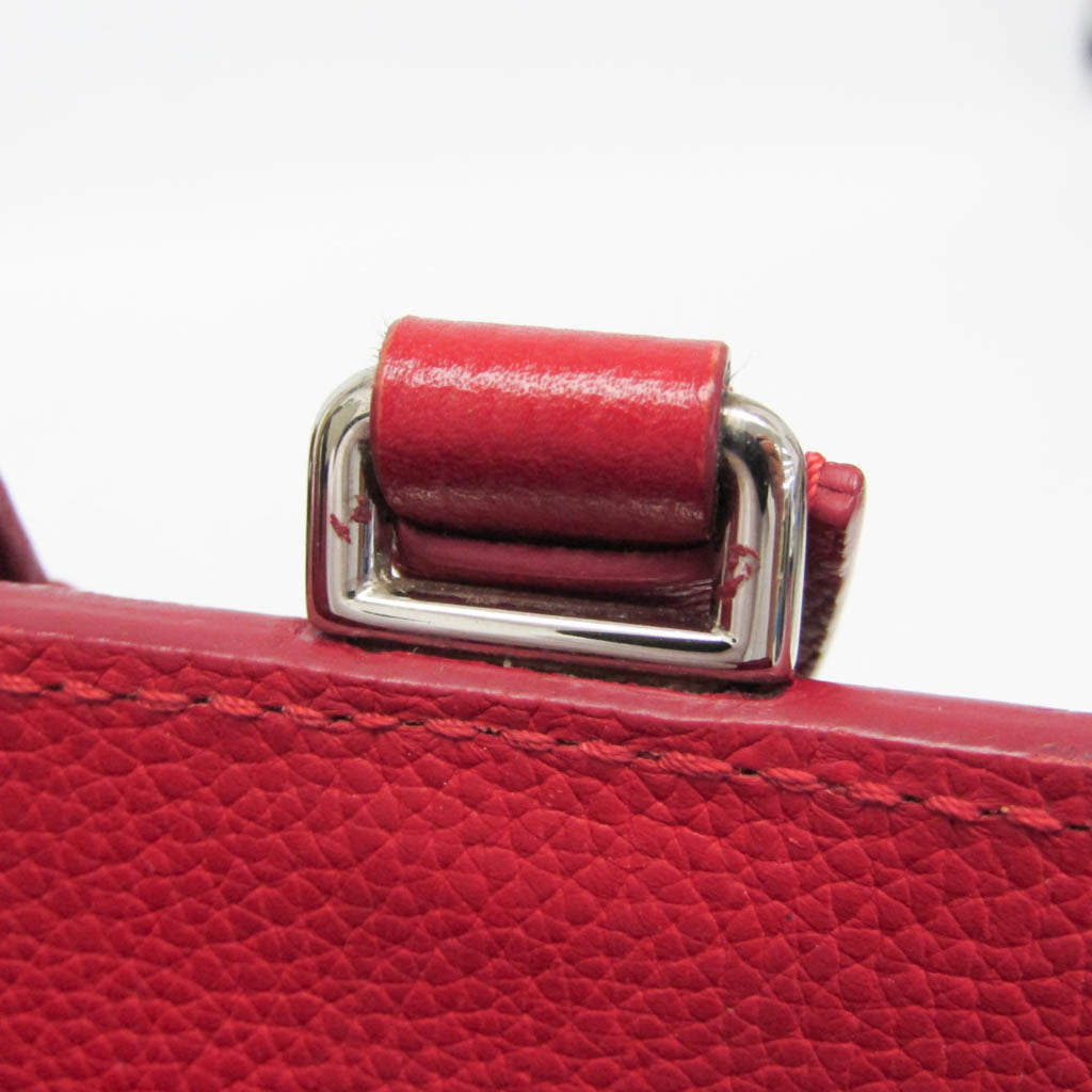 Louis Vuitton Astrid Handbag Leather Red Leather Handbag (Pre-Owned)