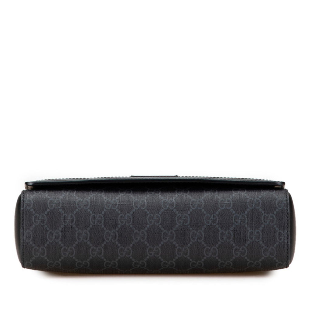 Gucci Black Pvc Leather Shoulder Bag (Pre-Owned)