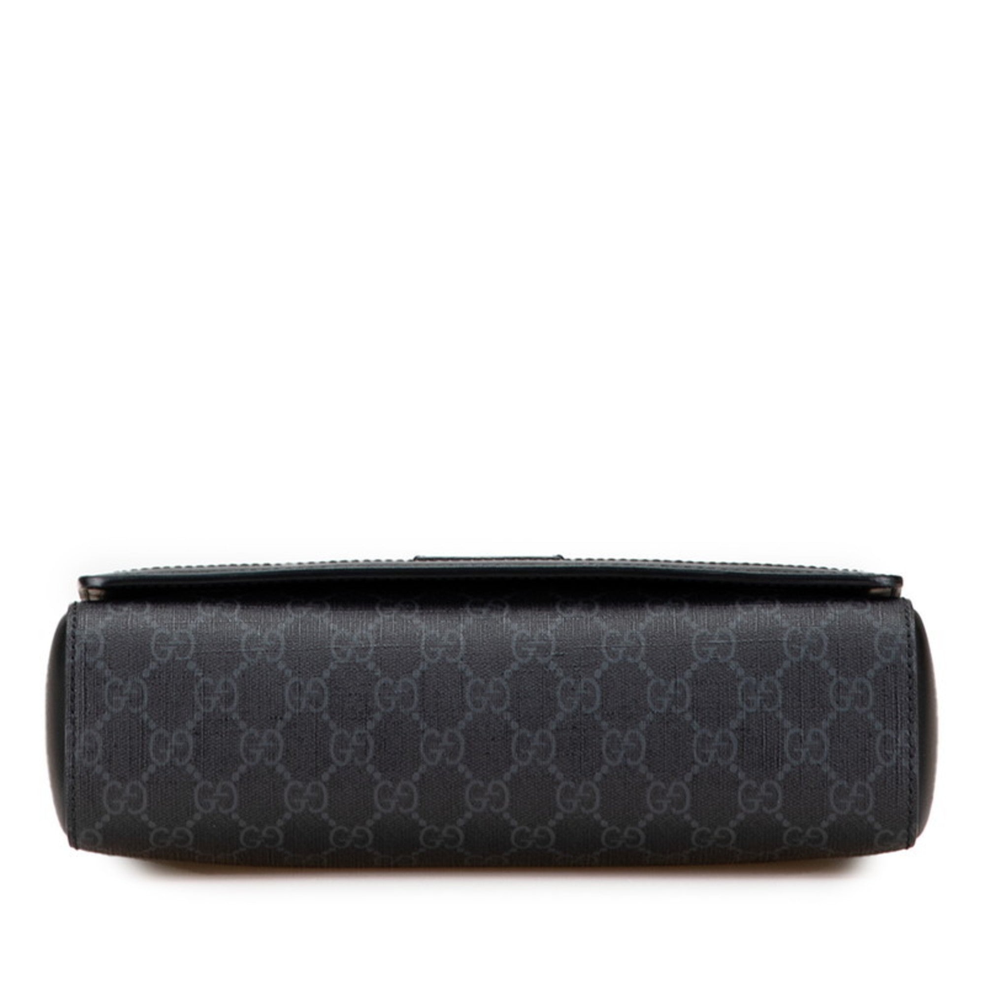 Gucci Black Pvc Leather Shoulder Bag (Pre-Owned)