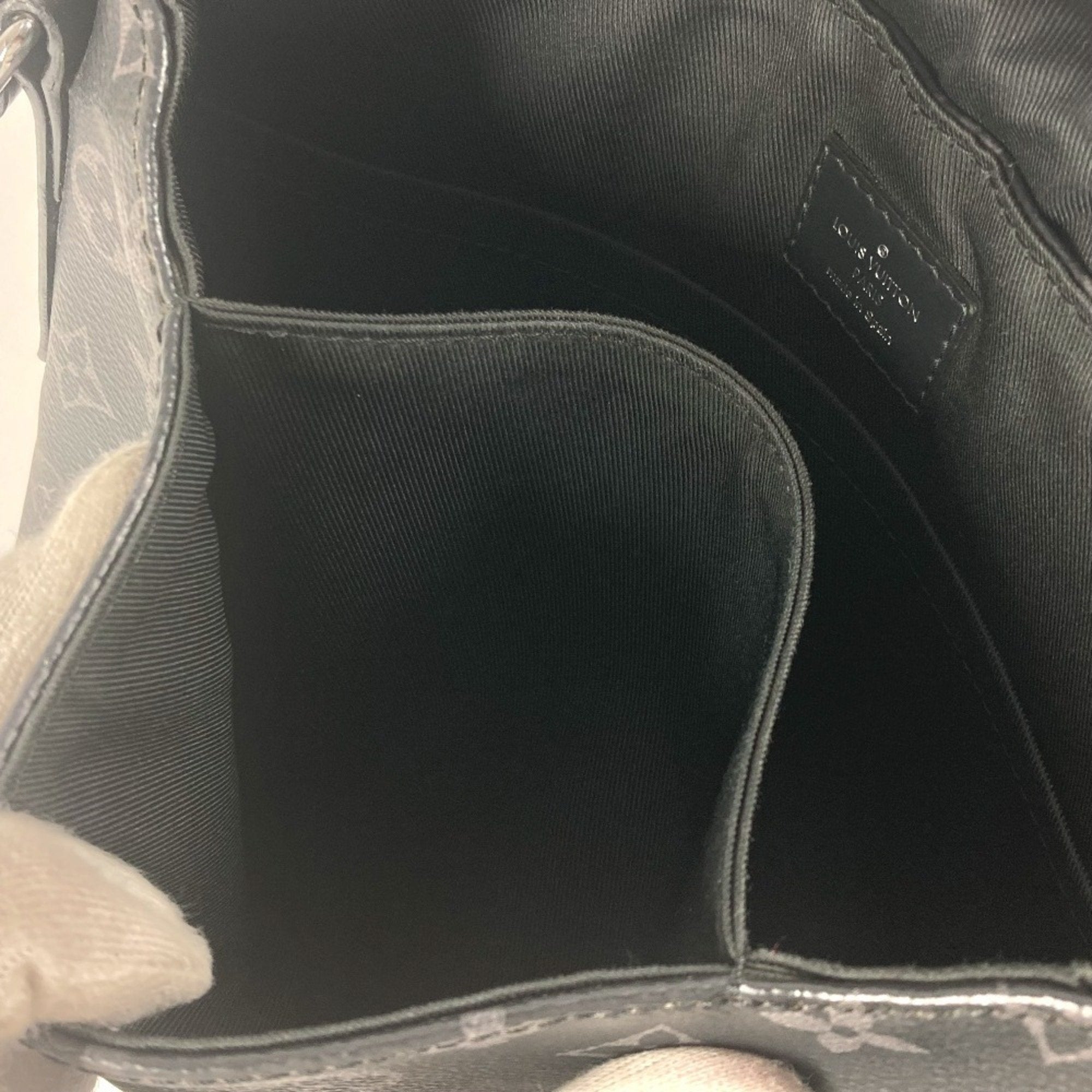 Louis Vuitton Black Monogram Eclipse Shoulder Bag (Pre-Owned)
