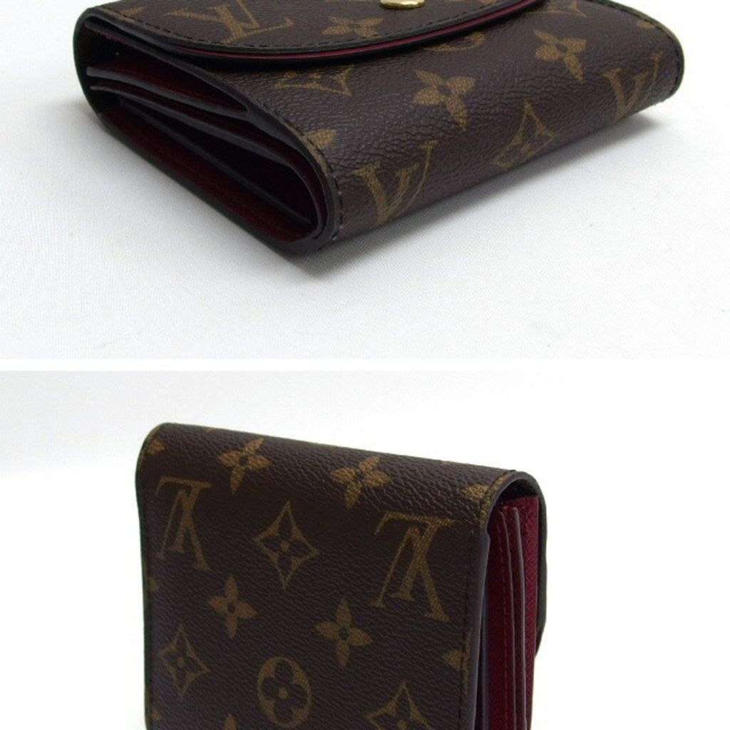 Louis Vuitton Monogram Fuchsia Pink Monogram Monogram Wallet (Tri-Fold) (Pre-Owned)