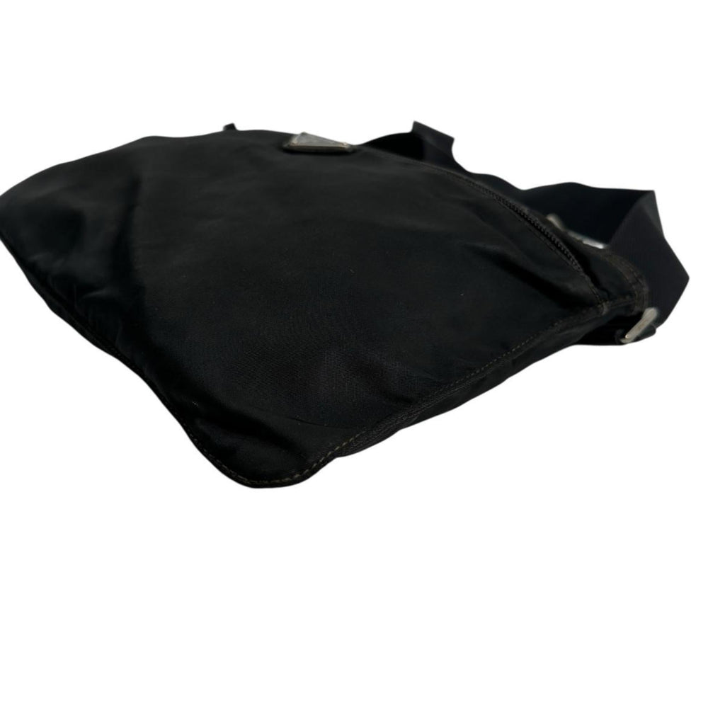 Prada Black Nylon Shoulder Bag Sling Bag (Pre-Owned)