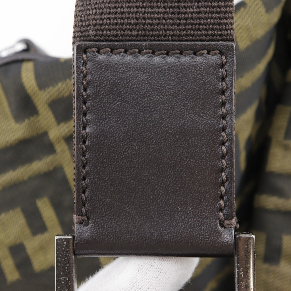 Fendi Brown Nylon Shoulder Bag (Pre-Owned)