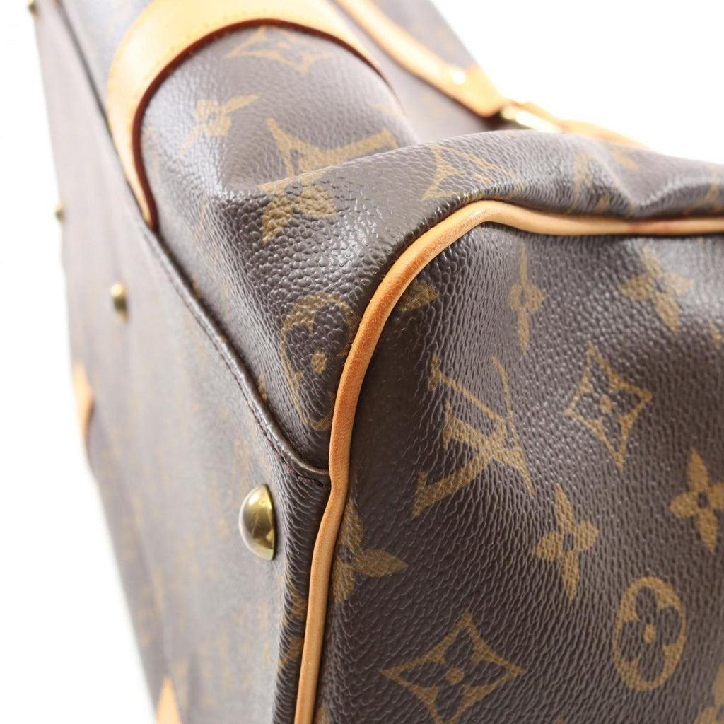 Louis Vuitton Brown Monogram Coated Canvas Boston Bag (Pre-Owned)