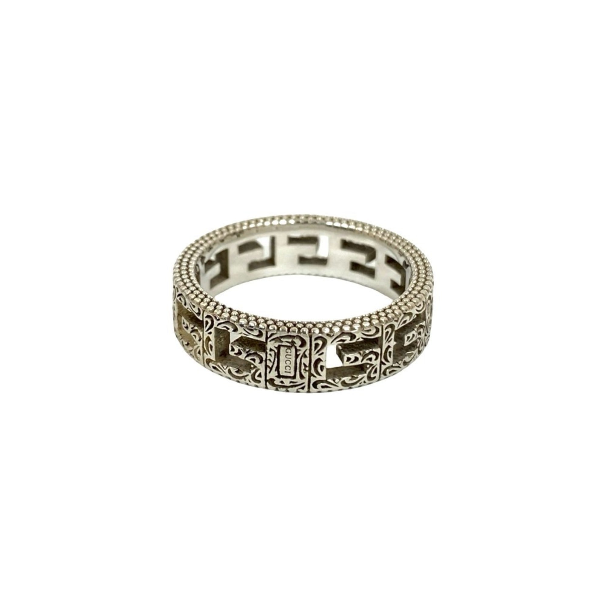 Gucci Silver Silver 925 Band Ring (Pre-Owned)