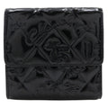 Chanel Black Patent Leather Wallet (Tri-Fold) (Pre-Owned)
