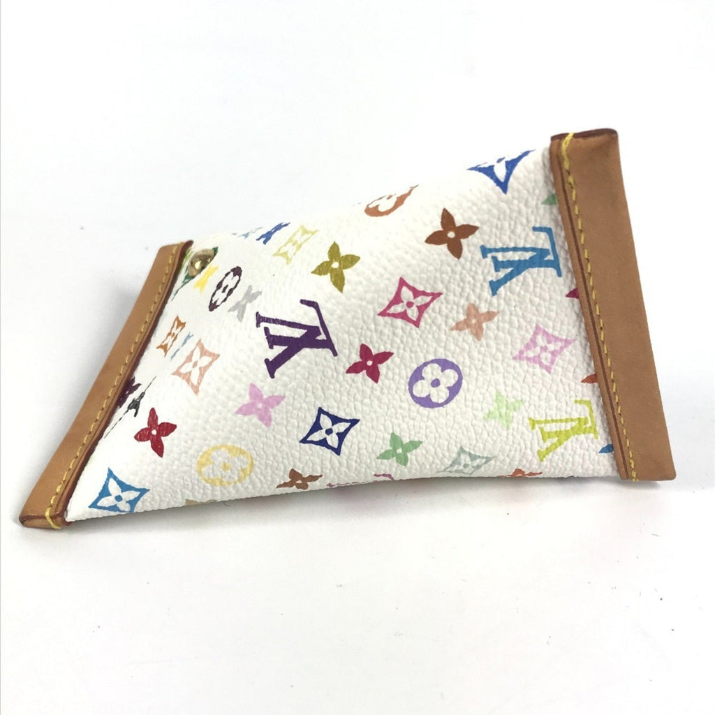 Louis Vuitton Blanc White Monogram Multicolore Coin Purse/Coin Case (Pre-Owned)
