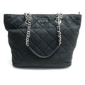 Prada Black Nylon Tote Bag (Pre-Owned)