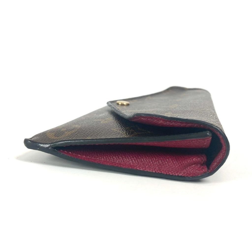 Louis Vuitton Monogram Brown Pink Monogram Long Wallet (Bi-Fold) (Pre-Owned)