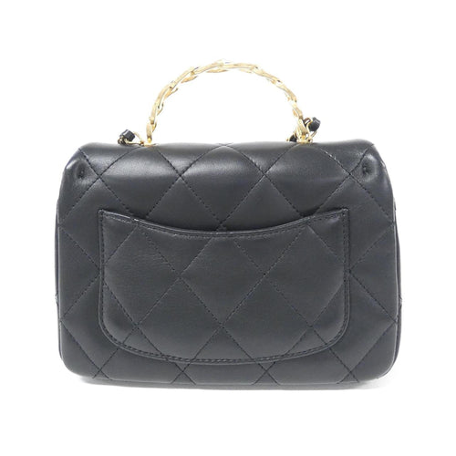 Chanel Black Leather Handbag (Pre-Owned)