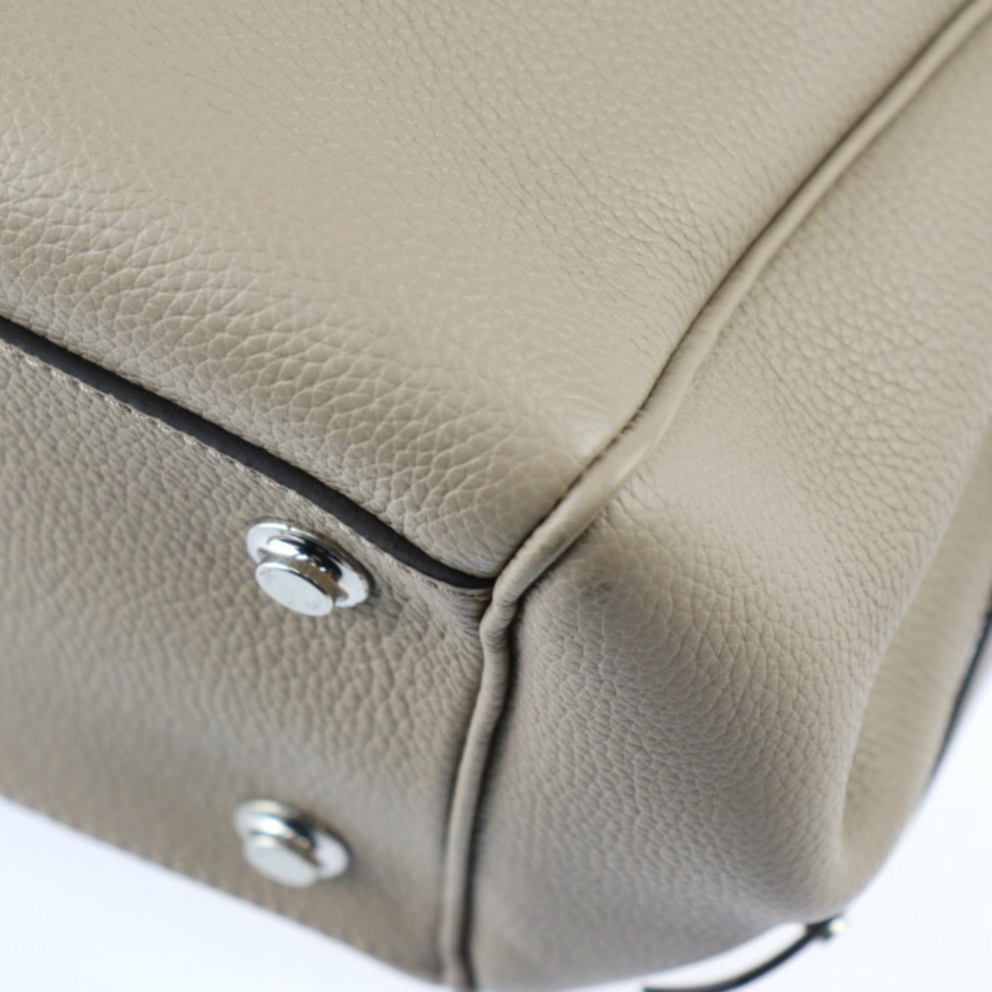 Louis Vuitton Tourterelle Leather Handbag Shoulder Bag Tote Bag (Pre-Owned)