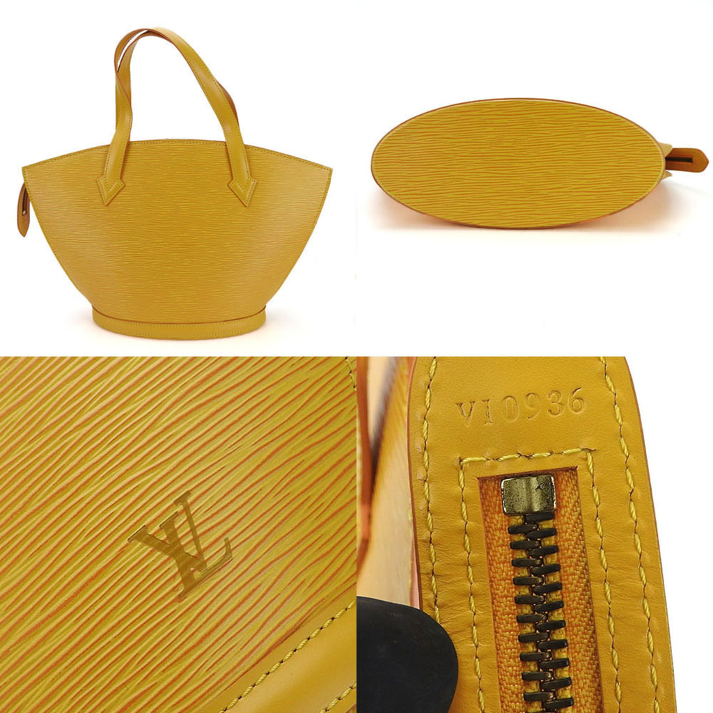 Louis Vuitton Yellow Epi Leather Handbag Tote Bag (Pre-Owned)