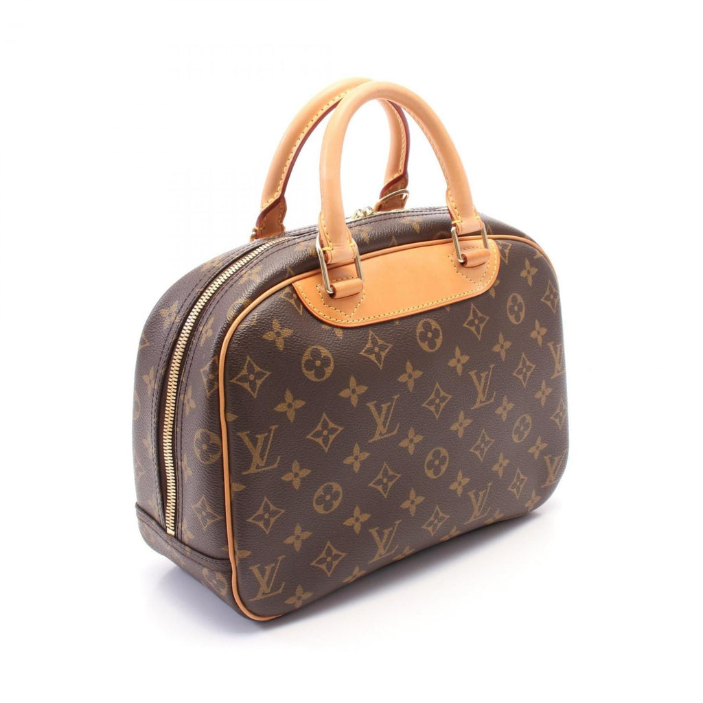 Louis Vuitton Brown Coated Canvas Pvc Monogram Leather Handbag (Pre-Owned)