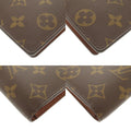 Louis Vuitton Brown Monogram Long Wallet (Bi-Fold) (Pre-Owned)