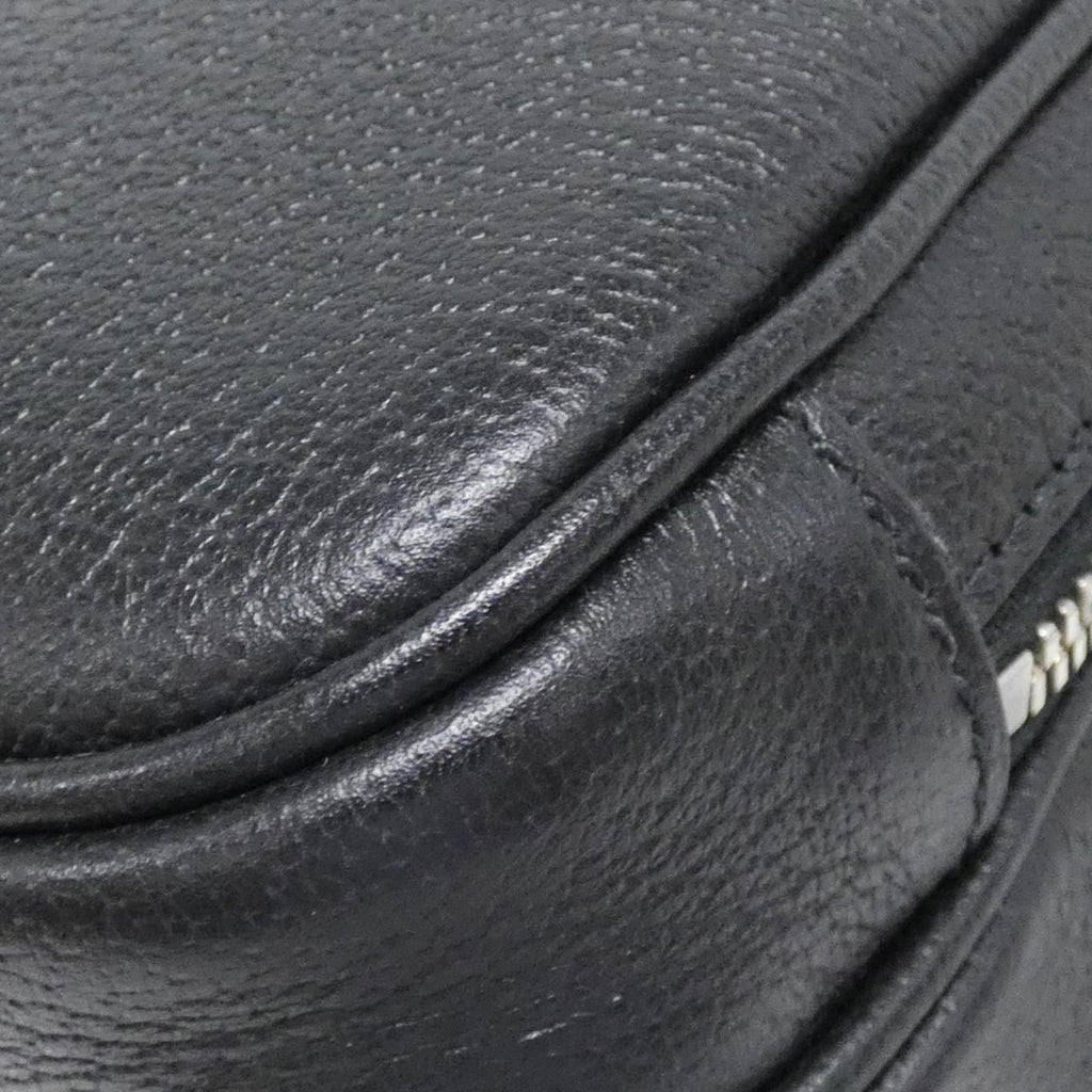 Gucci Black Gg Supreme Leather Backpack (Pre-Owned)
