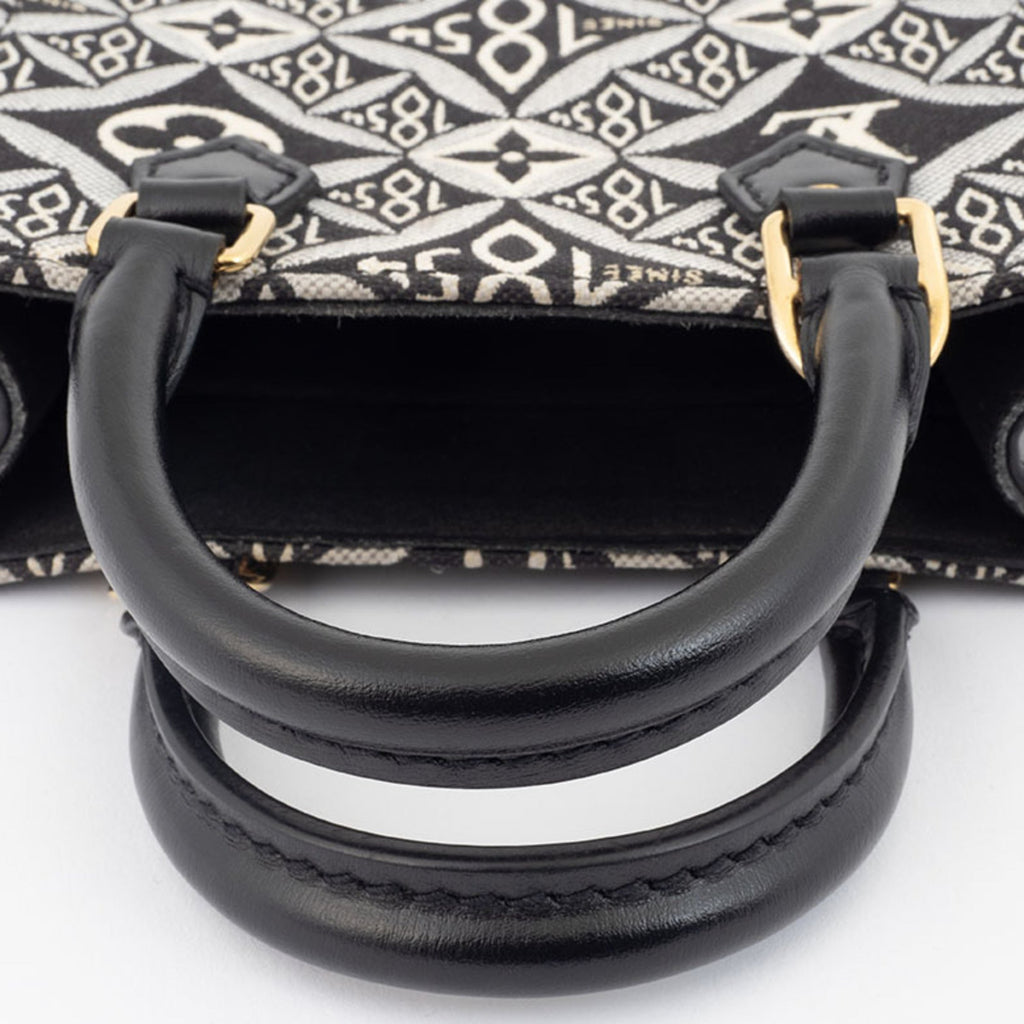 Louis Vuitton Black White Monogram Jacquard Shoulder Bag (Pre-Owned)