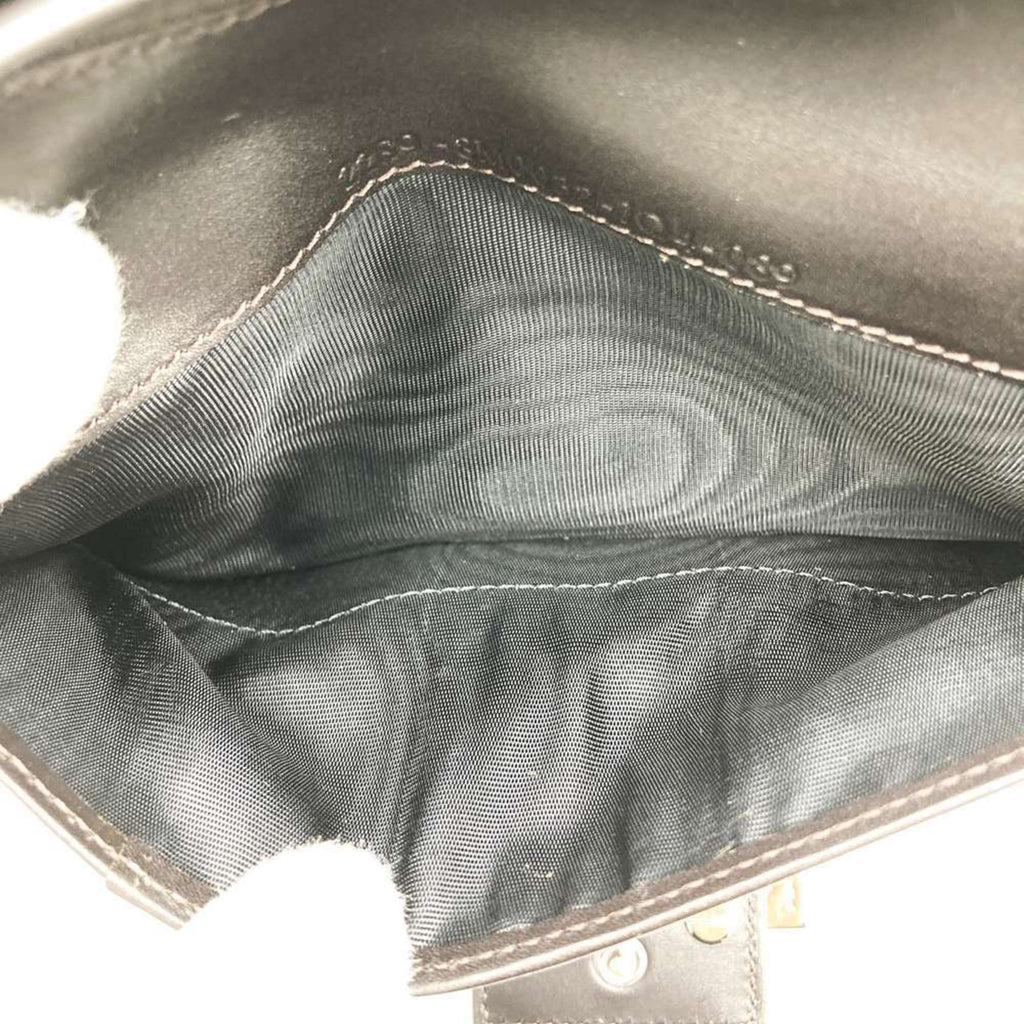 Fendi Zucchino Brown Canvas Long Wallet (Bi-Fold) (Pre-Owned)