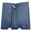 Louis Vuitton Taiga Navy Taiga Leather Long Wallet (Bi-Fold) (Pre-Owned)