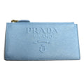 Prada Light Blue Leather Coin Purse/Coin Case (Pre-Owned)