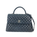 Chanel Black Leather Handbag (Pre-Owned)