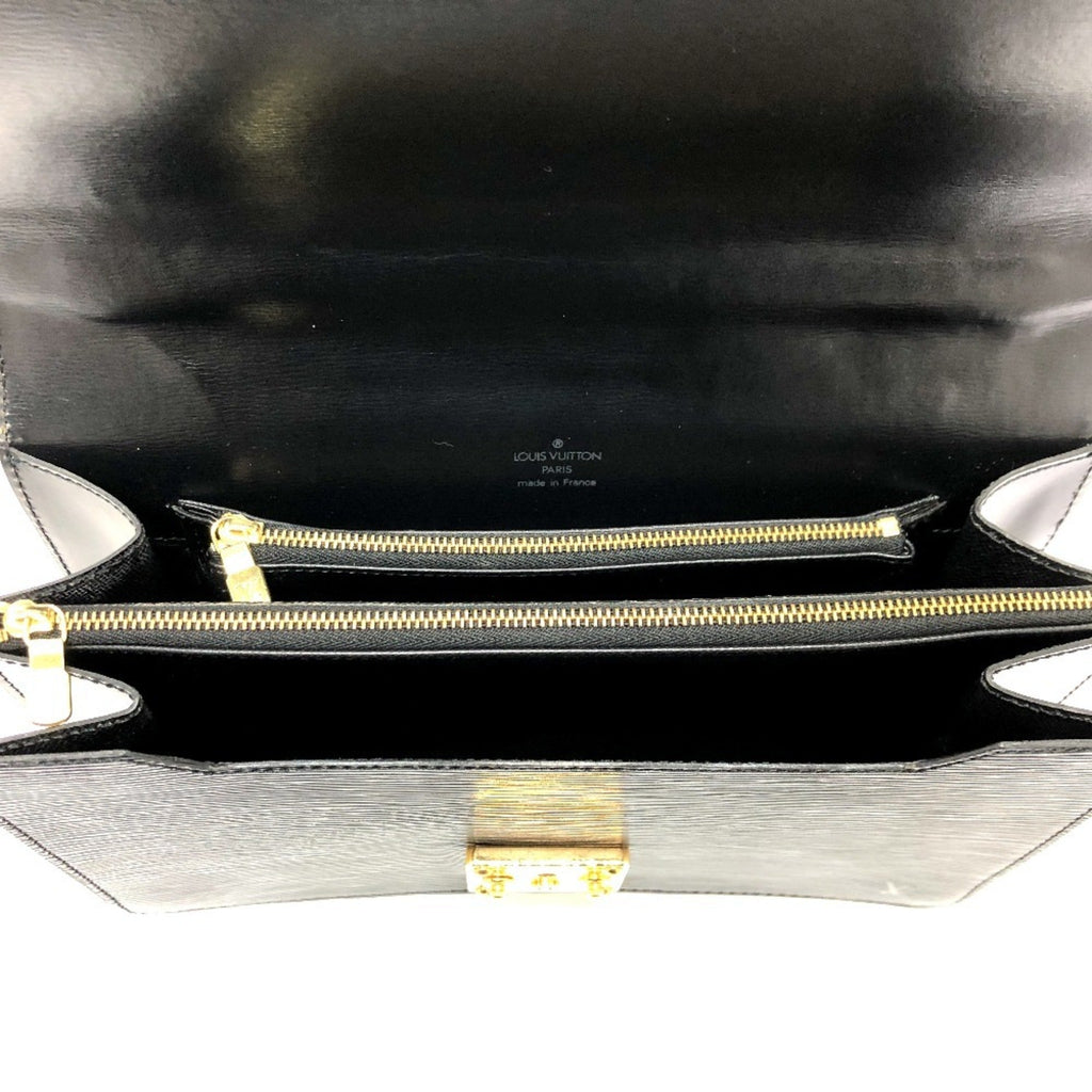 Louis Vuitton Black Epi Leather Handbag (Pre-Owned)