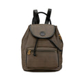 Fendi Zucchino Black Grayish Zucchino Pvc Leather Backpack (Pre-Owned)