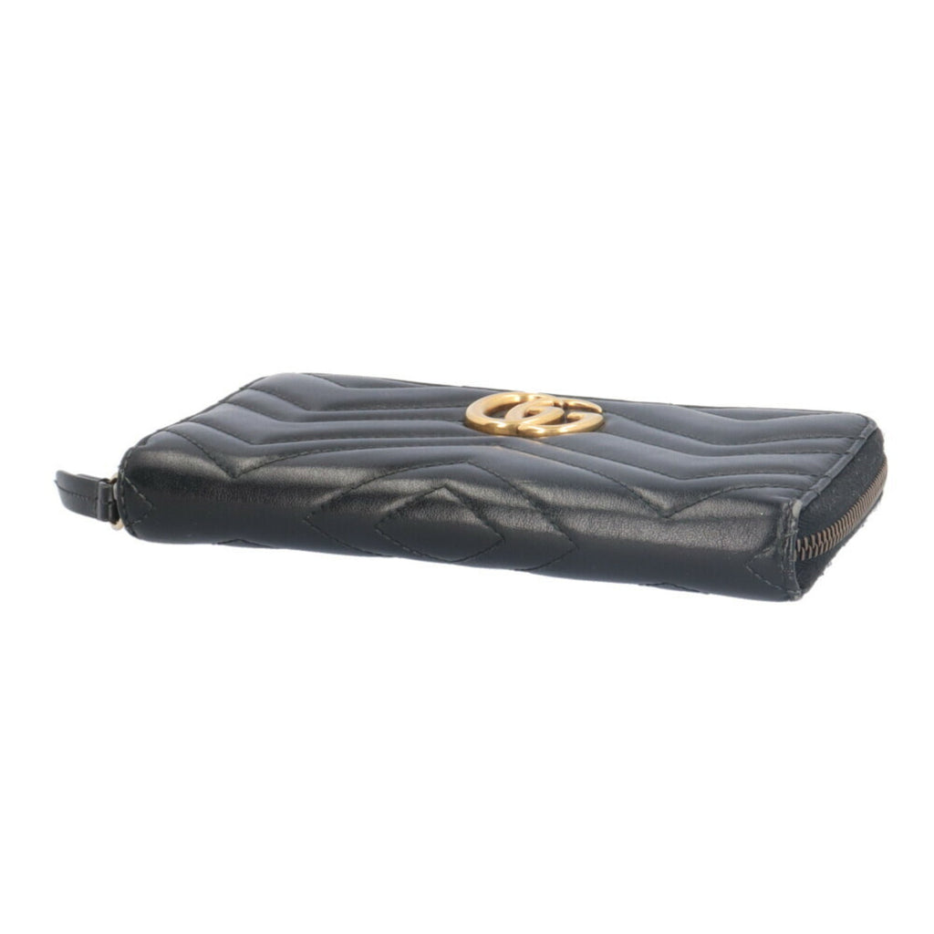 Gucci Black Leather Coin Purse/Coin Case (Pre-Owned)