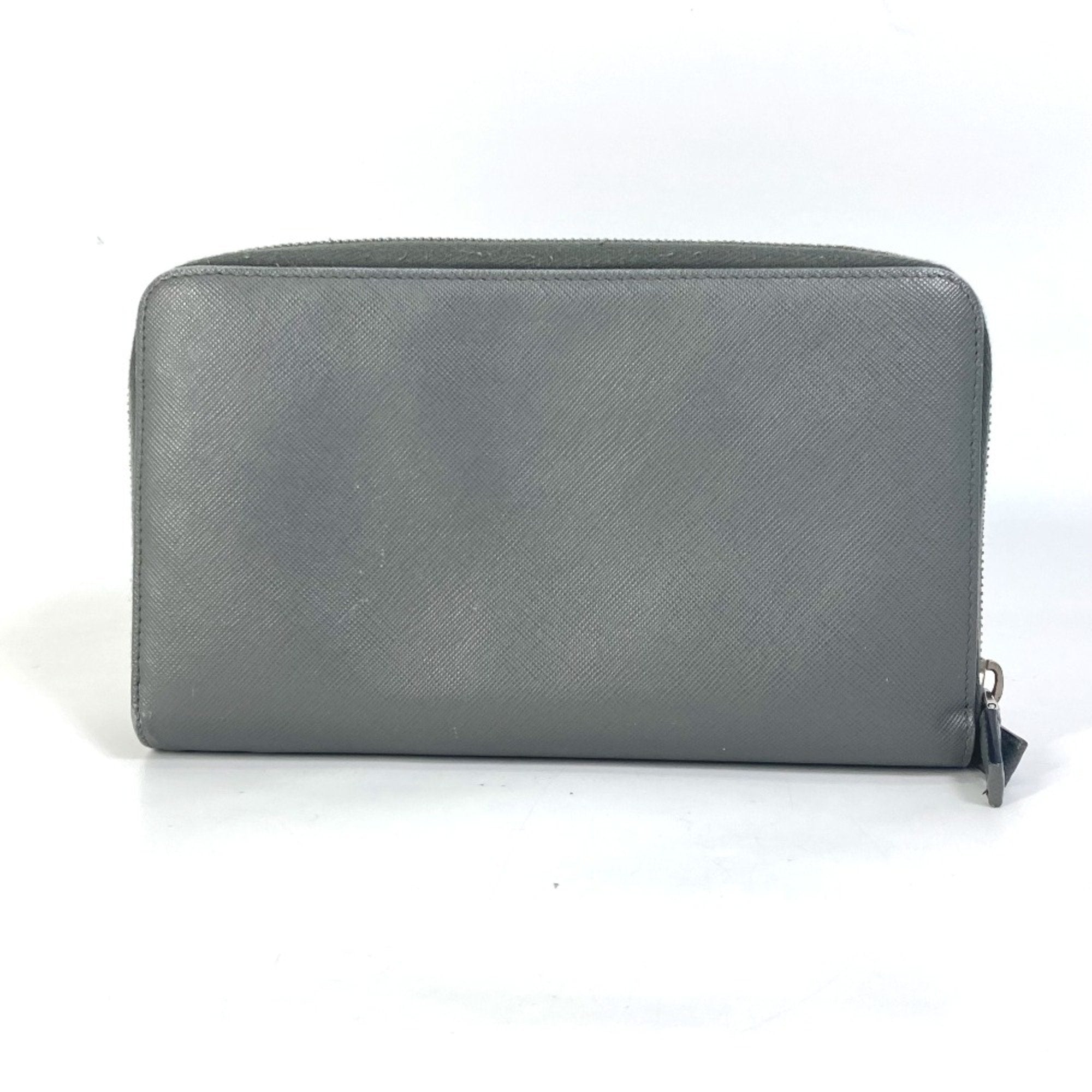 Prada Gray Other Long Wallet (Bi-Fold) (Pre-Owned)