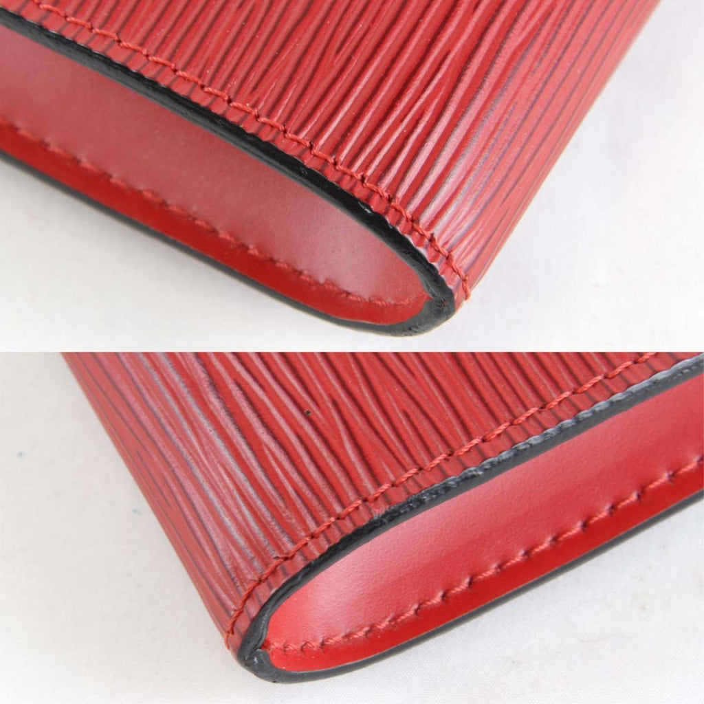 Louis Vuitton Red Color Epi Leather Pouch (Pre-Owned)