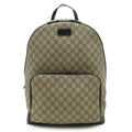 Gucci Beige Black Gg Supreme Backpack (Pre-Owned)
