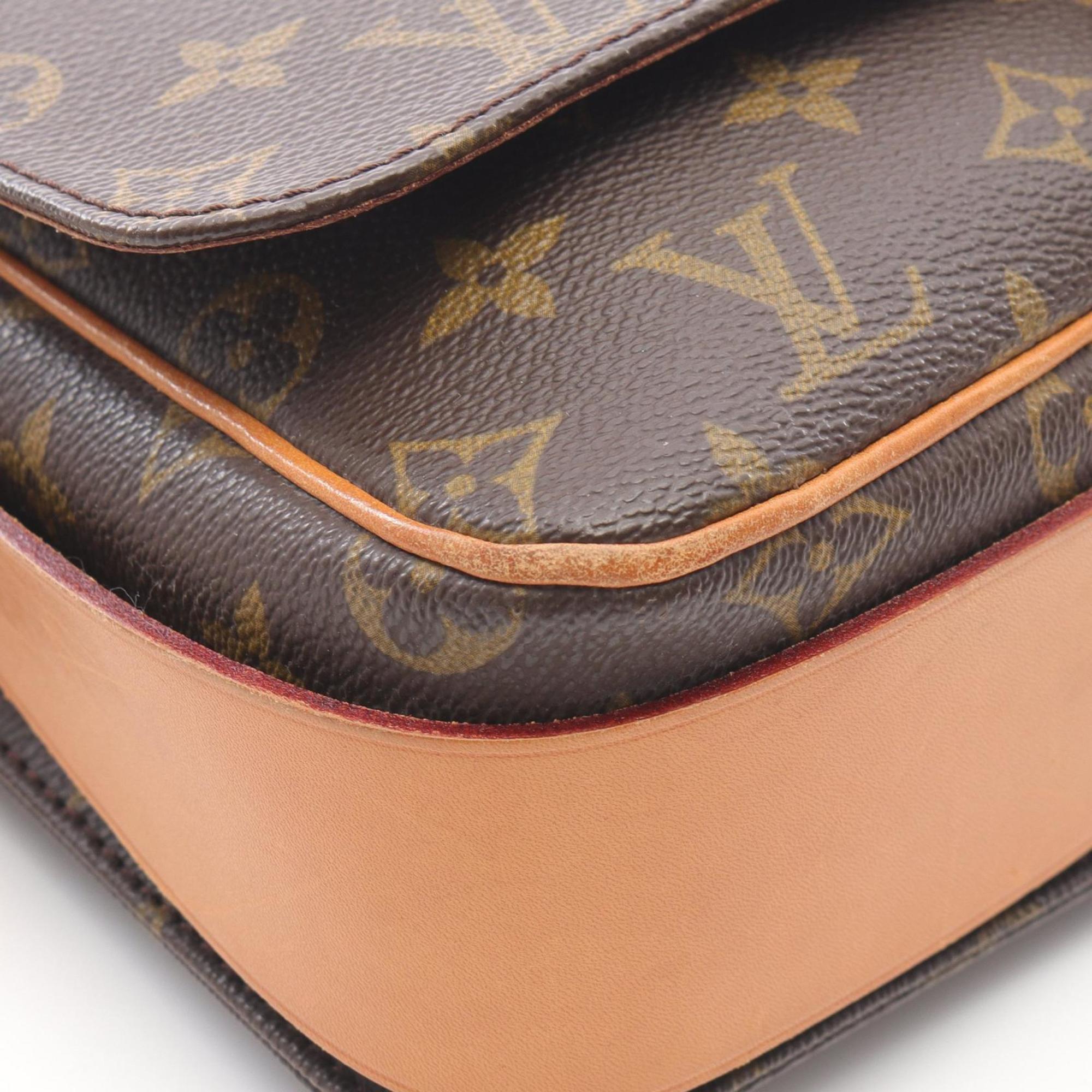 Louis Vuitton Brown Coated Canvas Pvc Leather Shoulder Bag (Pre-Owned)
