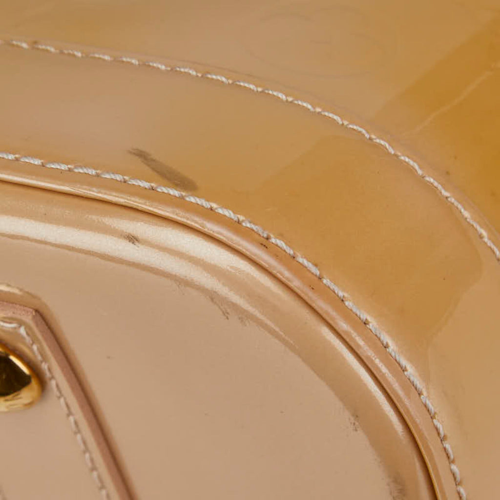Louis Vuitton Beige Poodle Monogram Vernis Handbag (Pre-Owned)