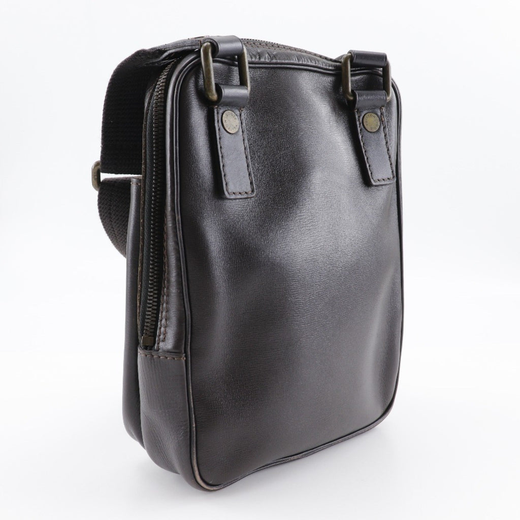 Louis Vuitton Brown Coffee Leather Shoulder Bag (Pre-Owned)