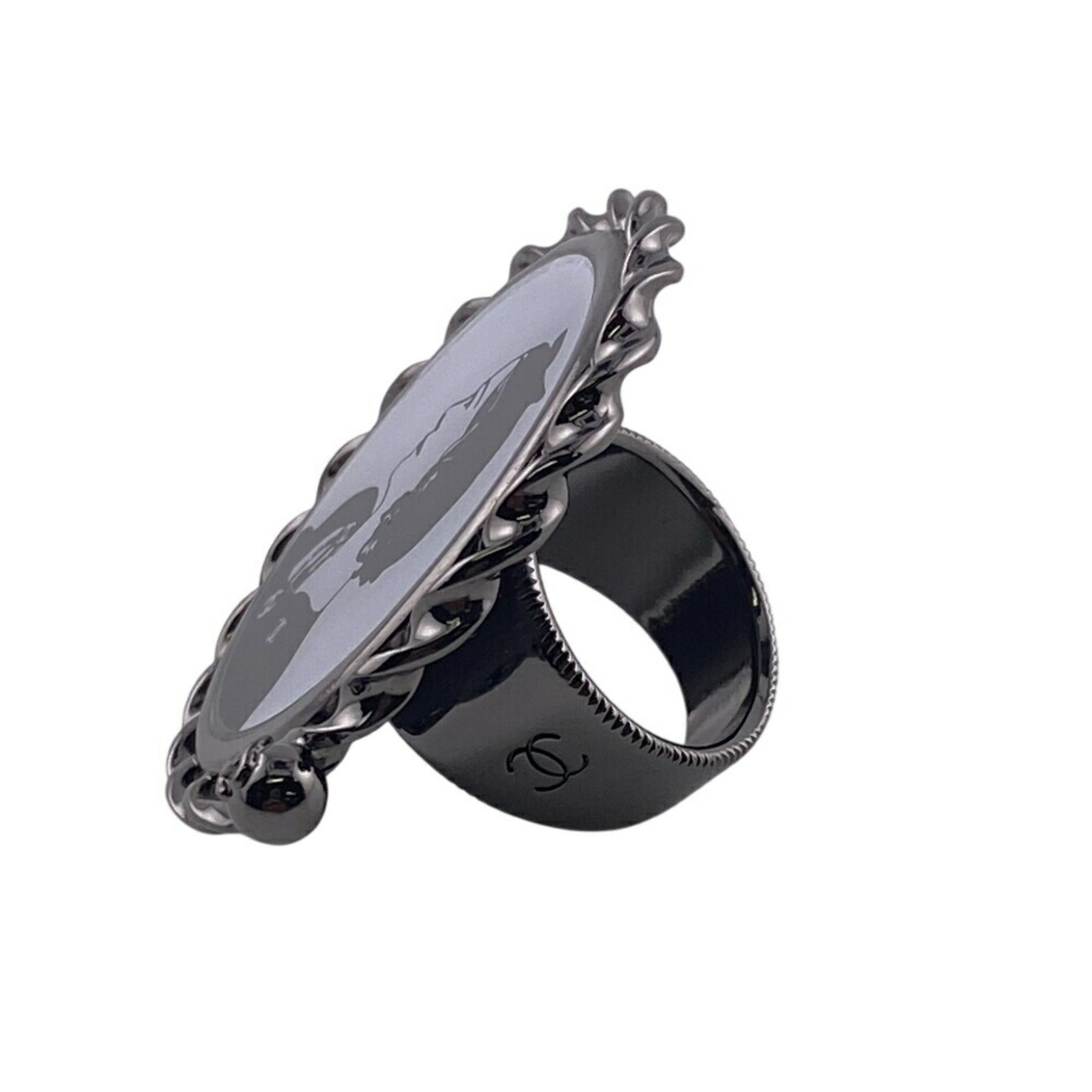 Chanel Metal Band Ring (Pre-Owned)