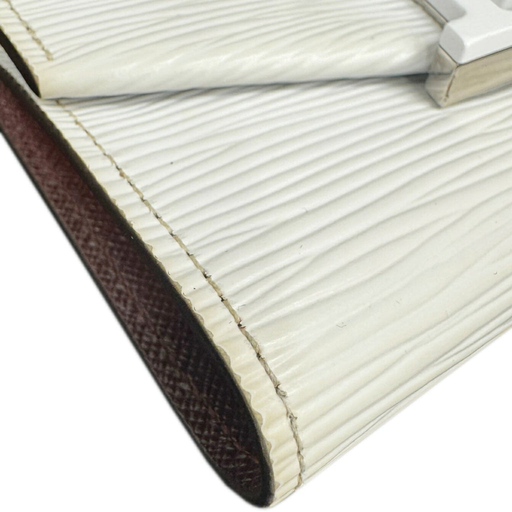 Louis Vuitton White Epi Leather Coin Purse/Coin Case (Pre-Owned)