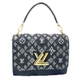 Louis Vuitton Black Leather Shoulder Bag (Pre-Owned)