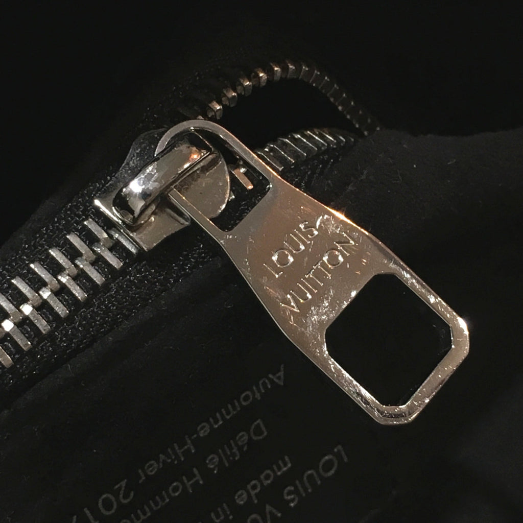 Louis Vuitton Black Leather Backpack (Pre-Owned)