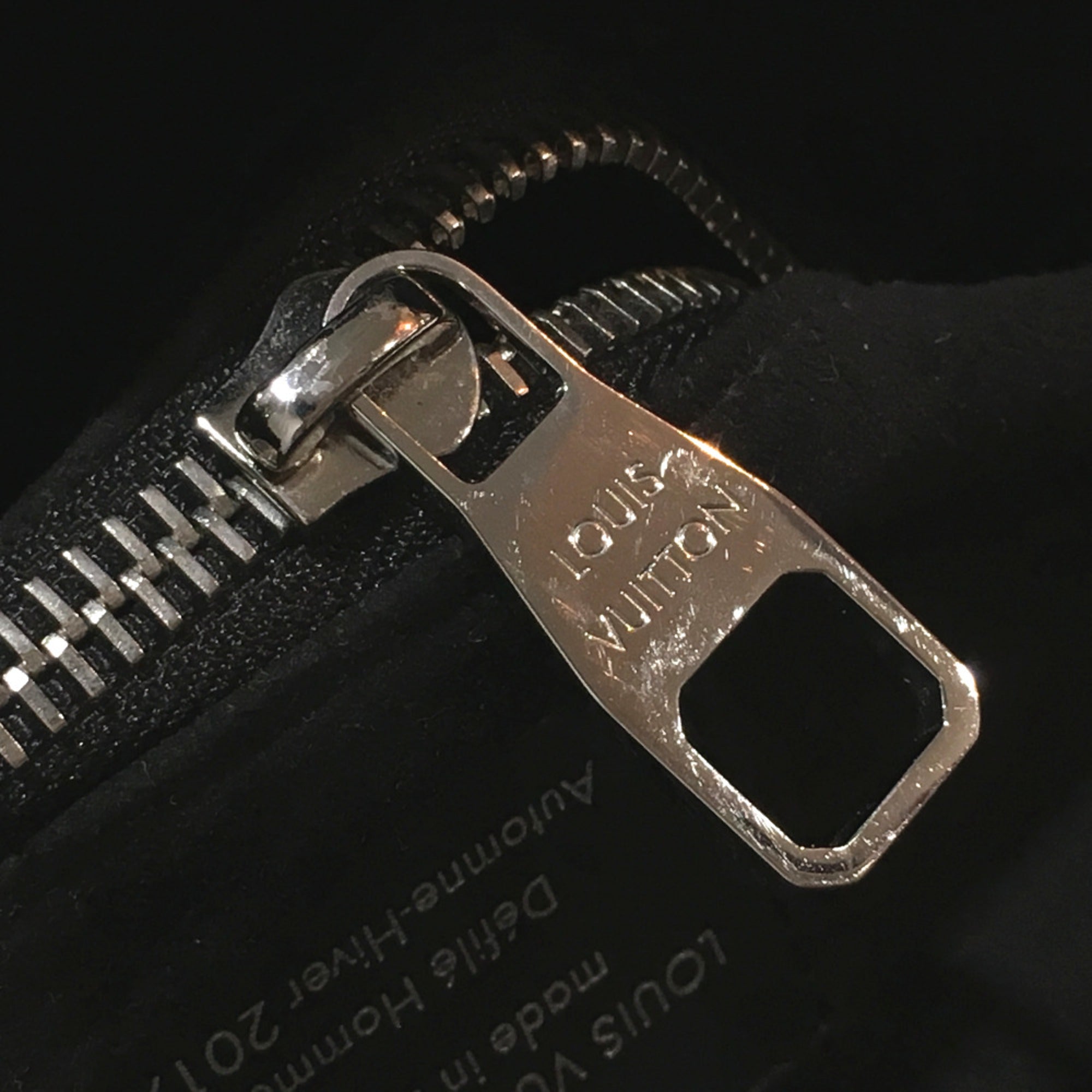 Louis Vuitton Black Leather Backpack (Pre-Owned)