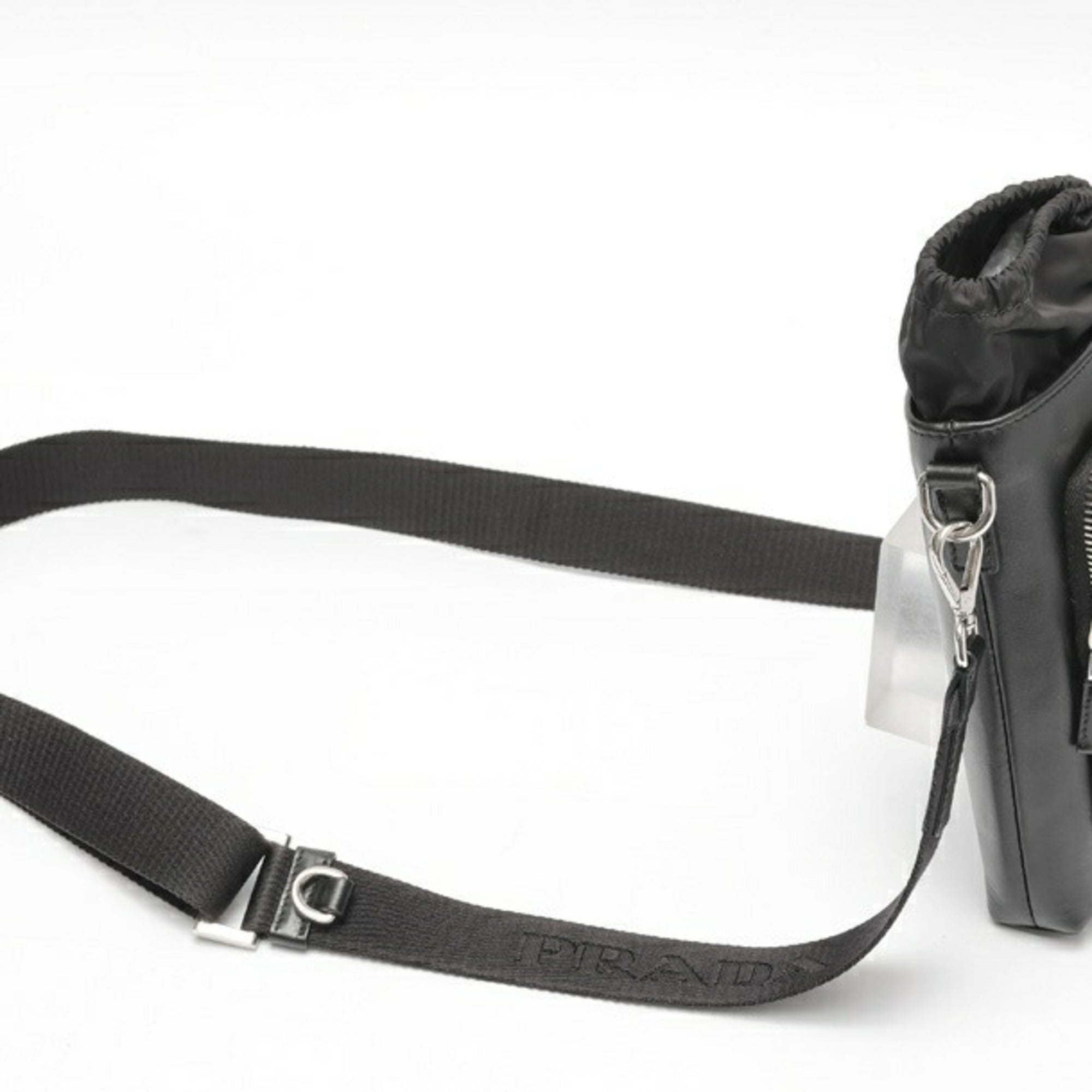 Prada Black Leather Pouch (Pre-Owned)