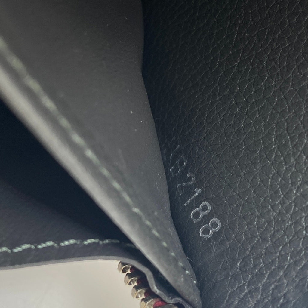 Louis Vuitton Wine Leather Long Wallet (Bi-Fold) (Pre-Owned)