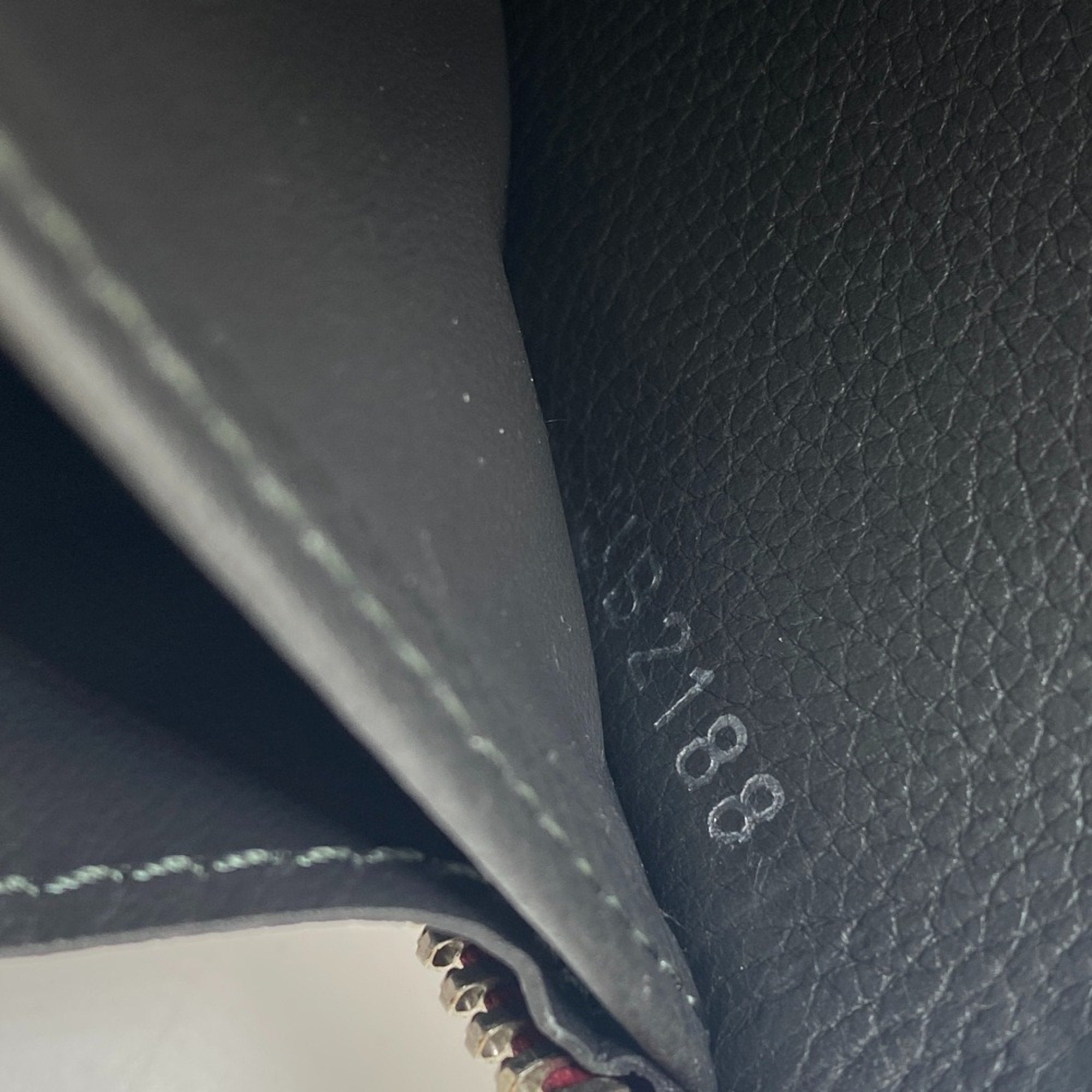 Louis Vuitton Wine Leather Long Wallet (Bi-Fold) (Pre-Owned)